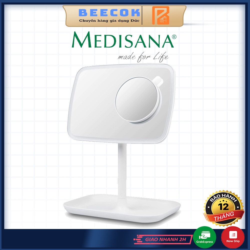 Gương trang điểm Medisana CM 848 Zoom 5 và 10x, xoay 360°