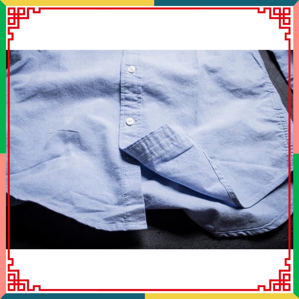 Áo Sơ Mi Nam Oxford dài tay cotton AH4159 màu xanh "chất" cho các quý ông [Thời trang nam cao cấp] | BigBuy360 - bigbuy360.vn