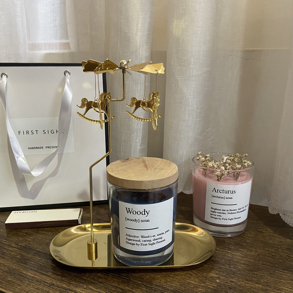 Khay vòng quay nến thơm Cao Cấp hàng chuẩn dày 1.5 mm không rỉ First Sight | BigBuy360 - bigbuy360.vn