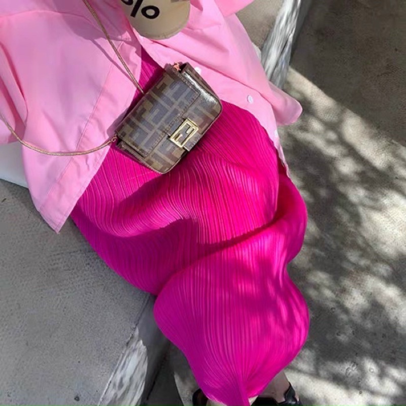 Chân váy xếp ly dài dáng A phong cách cổ điển 2021 | BigBuy360 - bigbuy360.vn