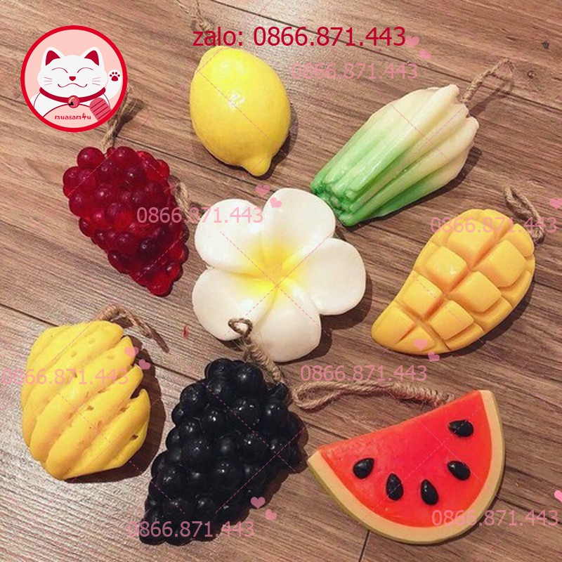 ⚡𝐅𝐑𝐄𝐄𝐒𝐇𝐈𝐏⚡ Xà phòng trái cây hoa quả Thái Lan - QA