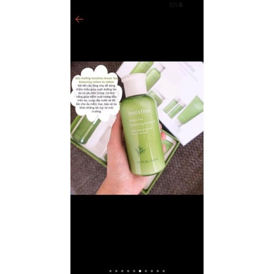 BỘ DƯỠNG TRÀ XANH INNISFREE GREEN TEA BALANCING SPECIAL SKIN CARE EX SET 6 MÓN