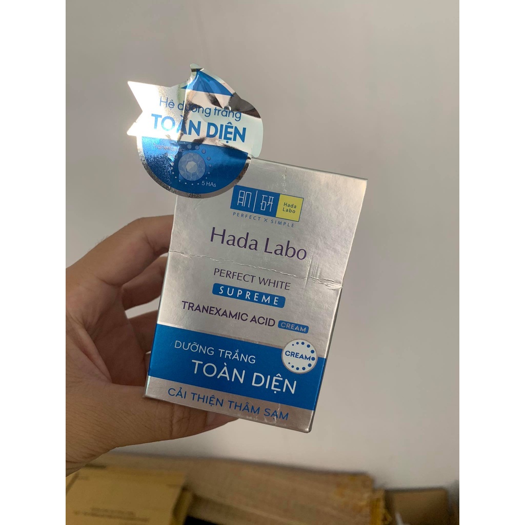 Kem dưỡng trắng toàn diện - Hada Labo Perfect White Supreme Cream