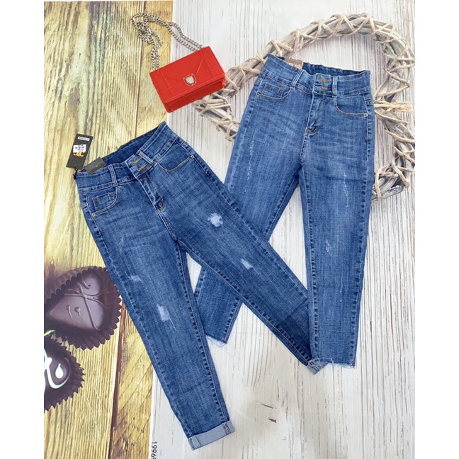QUẦN JEAN NỮ 9 TẤC LƯNG CAO,CO GIÃN HÀNG QUẢNG CHÂU | BigBuy360 - bigbuy360.vn