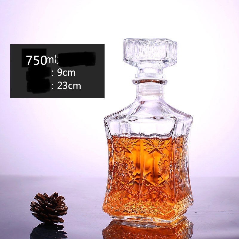 CHAI ĐỰNG RƯỢU- THUỶ TINH MẪU MỚI 750ml