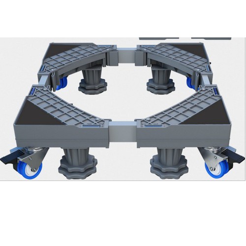 Chân kệ Chống rung lắc Freeship Kê chân để máy giặt, Tủ lạnh, Bình nước có 4 bánh xe