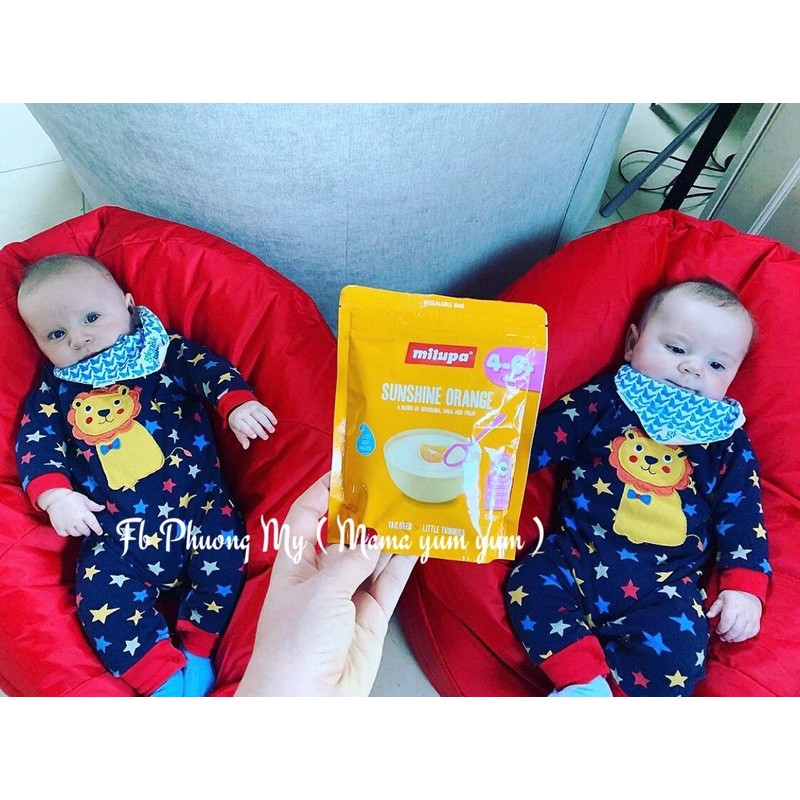 Date 10,12/2023-2024  Bột ăn dặm cháo kem sữa MILUPA Anh cho bé từ 4 tháng