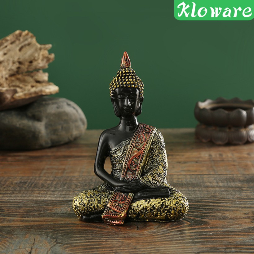 Mô Hình Tượng Phật Thái Lan Điêu Khắc Tinh Xảo Trang Trí Phòng Khách / Văn Phòng
