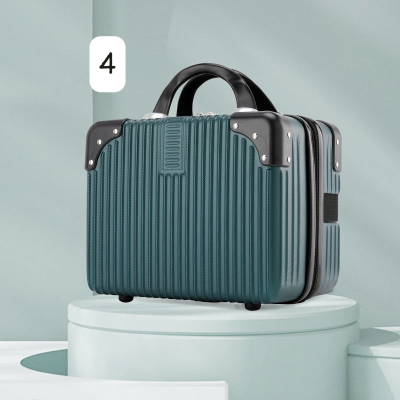 Cốp vali đựng đồ trang điểm du lịch cao cấp, hộp vali mini đựng mỹ phẩm cá nhân size 14 cm