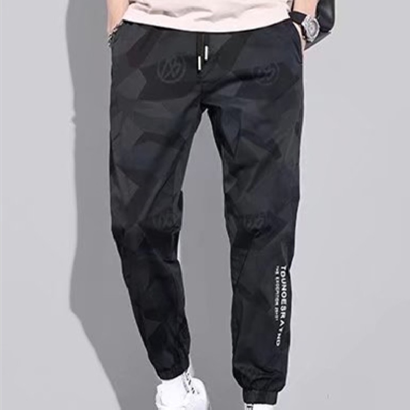 Quần ống rộng Họa Tiết Rằn Ri Thời Trang Dành Cho Nam