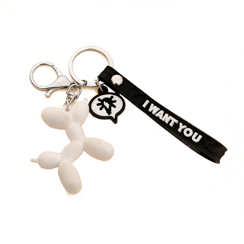 Móc Khóa Hình Chú Chó Bong Bóng Dễ Thương