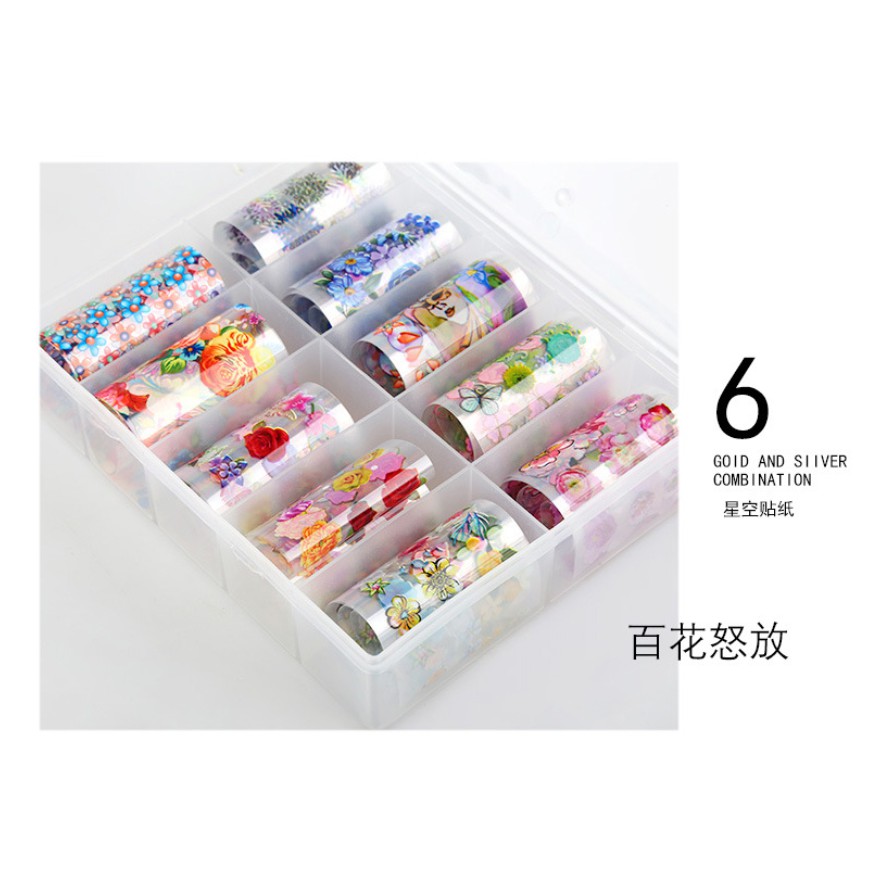 Foi hoa mới hot trang trí nail