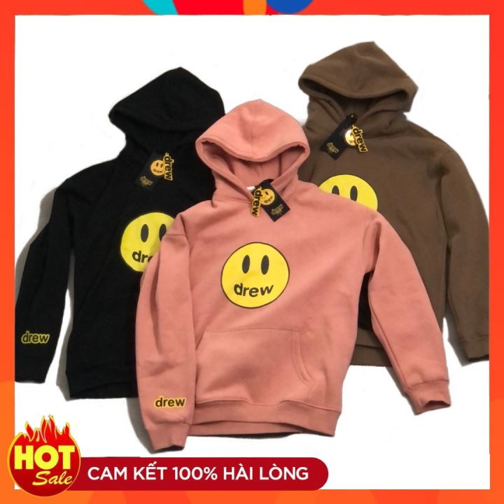 Áo hoodie, hoodie,  Áo Drew house mặt cười nhiều màu nhiều Size, chất vải mềm mại 2 lớp dày dặn đầy đủ tem mác. | BigBuy360 - bigbuy360.vn