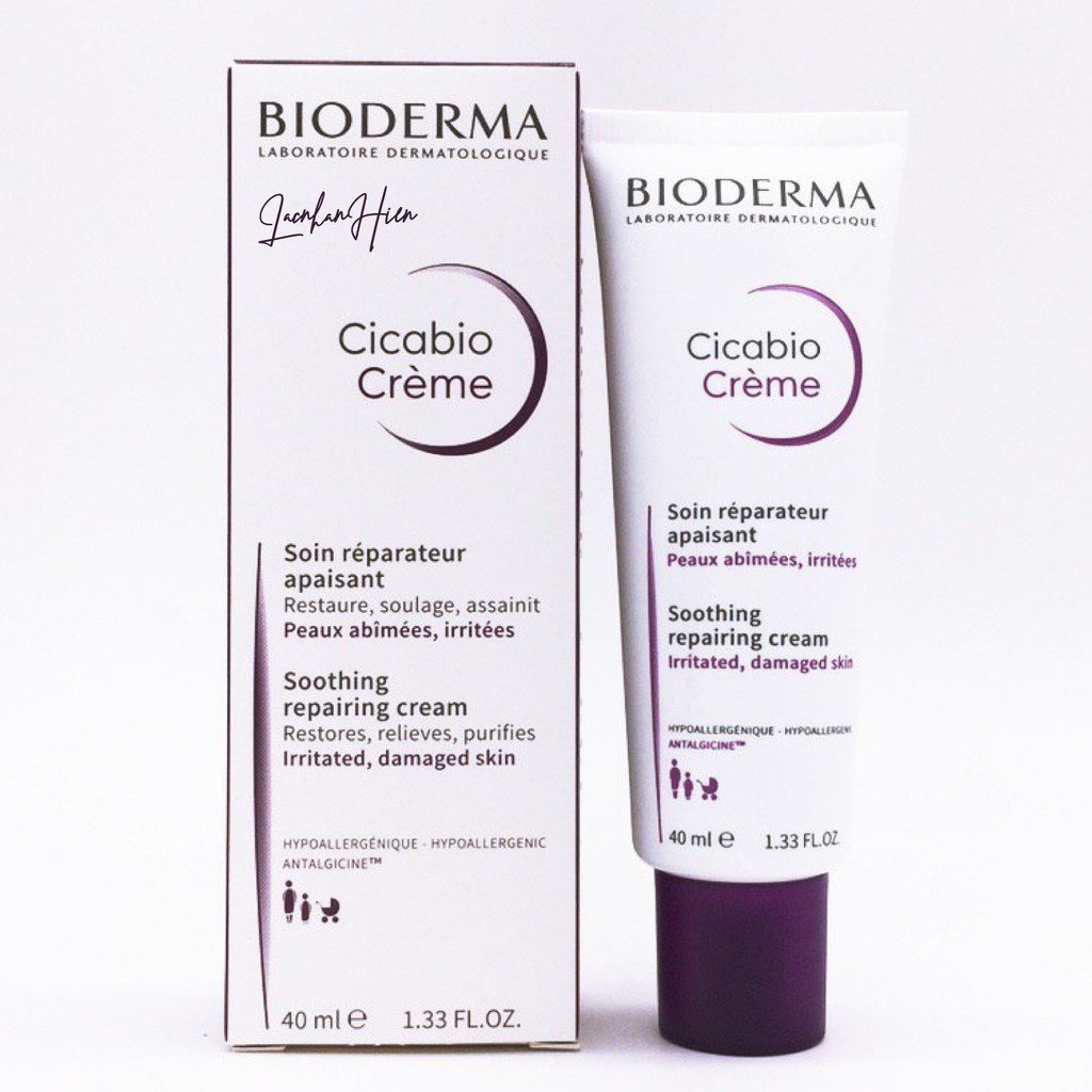 [ 40ml - 100ml ] Kem dưỡng phục hồi da Bioderma Cicabio Creme