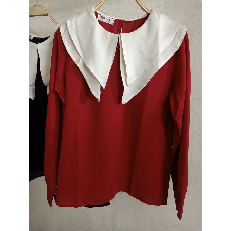 Áo babydoll tiểu thư cổ bèo PN00033 chuyensiquanaonugiare