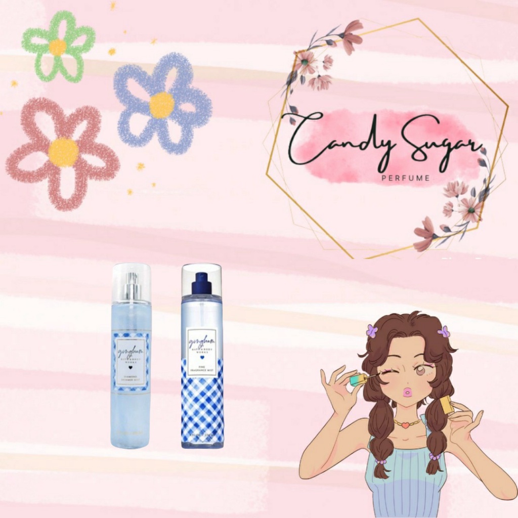 Xịt thơm Có nhũ Bath and Body Works - GINGHAM (30ml-50ml-100ml