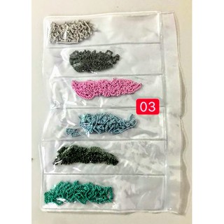 Phụ kiện dây xích 1 gói 6 màu dây xích trang trí móng tay giá sỉ phụ kiện nail đồ nail giá rẻ hoài út Nail Store - Phụ k