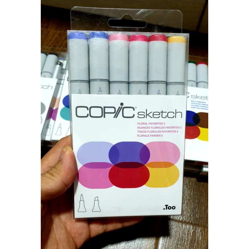 Bút tô màu Copic Sketch Marker Set Floral Favourite2