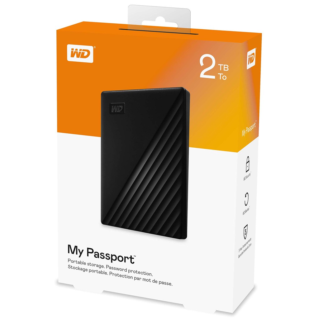 Ổ cứng di động Western 5TB 4TB 2TB 1TB my passport USB 3.0 new version | WebRaoVat - webraovat.net.vn