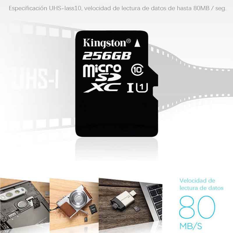 Thẻ nhớ Micro SD Kingston class 10 dung lượng 1024 GB 256 GB 128 GB