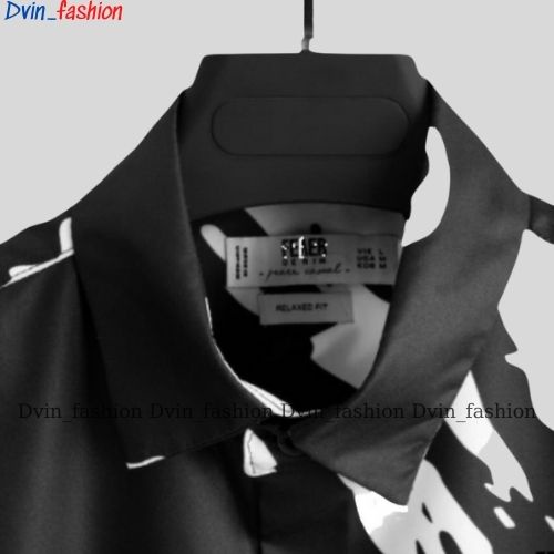 Áo sơ mi cộc tay nam , vải lụa form regular Dvin_fashion