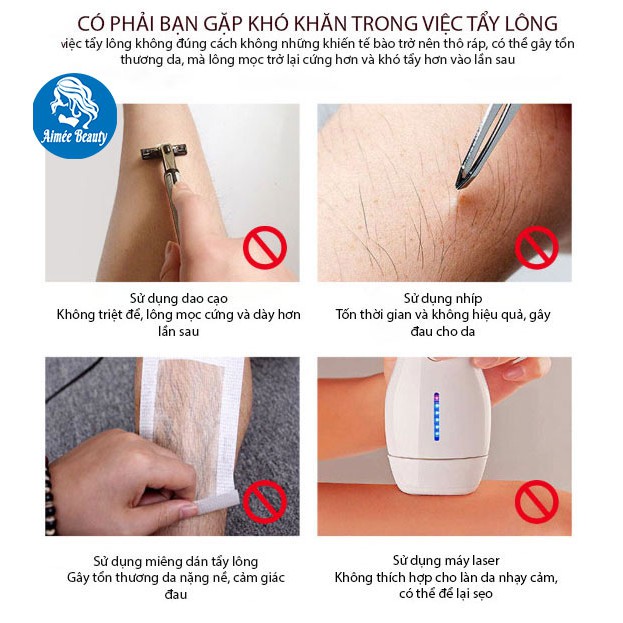 VIBRANT GLAMOUR KEM TẨY LÔNG TÁI TẠO DA TỰ NHIÊN AN TOÀN DEPILATORY CREAM HAIR REMOVAL (Có Che Tên)