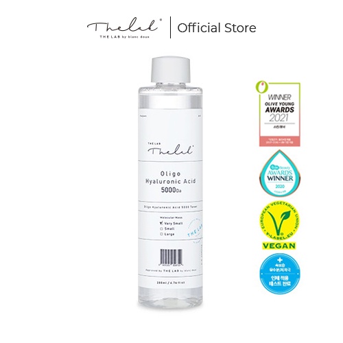 Nước Cân Bằng Cấp Ẩm Dành Cho Da Khô Nhạy Cảm The Lab Oligo Ha 5000da Toner 200ml