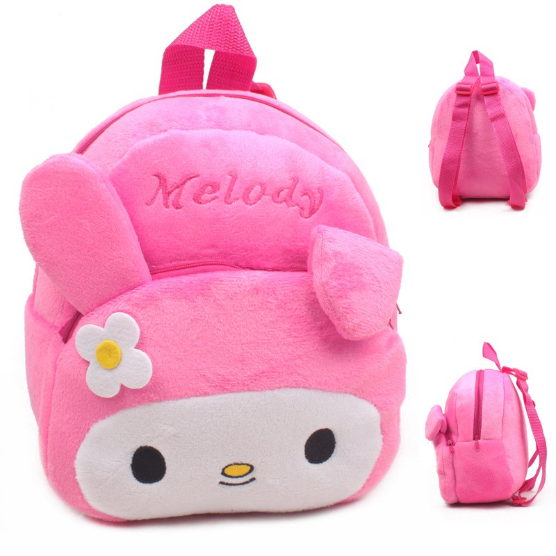 DISNEY Ba Lô Hello Kitty Nhồi Bông Dễ Thương Cho Bé Mẫu Giáo