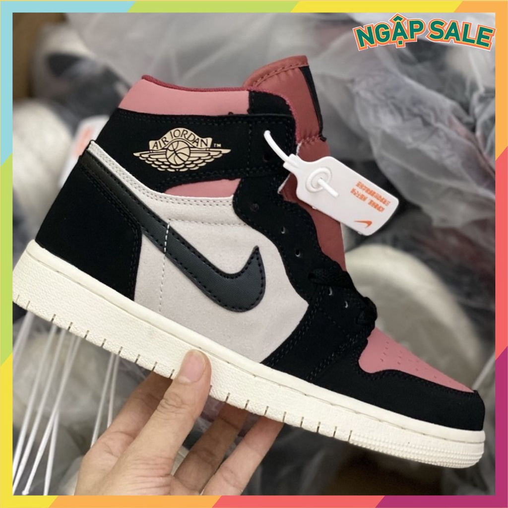 ⚡️GIÁ SỐC⚡️[Ảnh thật do shop tự chụp 100%] Giày Sneakers JD 1 cổ thấp màu trà sữa cực hot Chuẩn Repli