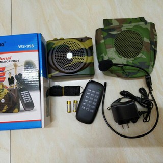 LOA WS998 TRỢ GIẢNG/ BẪY CHIM KÈM THẺ NHỚ 2G