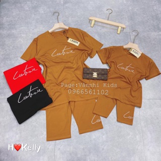 Sét bộ chữ kí mẹ và bé (hình thêu)