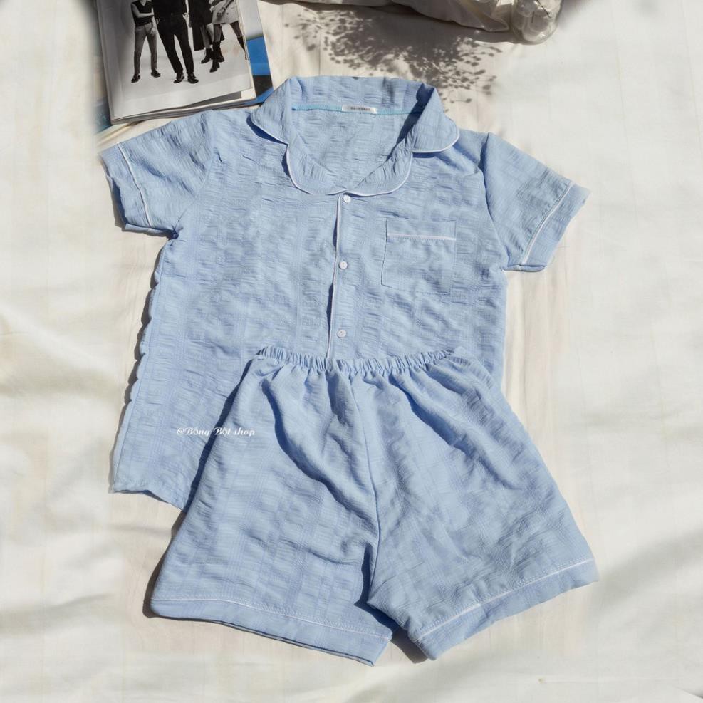 Pijama Chất Đũi Nhăn Cao Cấp Bộ Đồ Ngủ Mặc Nhà Rainbowhot Trend Hè 2021 | BigBuy360 - bigbuy360.vn