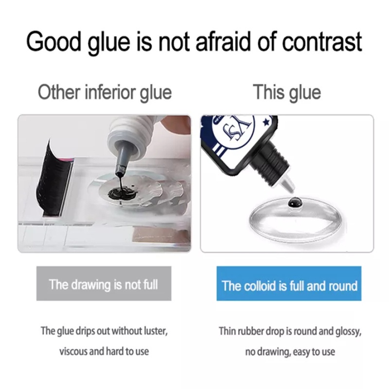 Keo dán mi giả nhanh khô an toàn tiện dụng