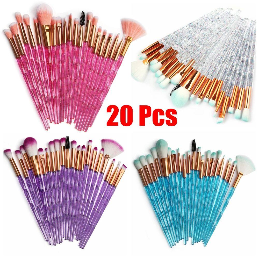 Bộ 20 Cọ Trang Điểm BORAG Thời Trang|Phấn Mắt Tạo Khối Trang Điểm Ánh Kim Cương Lấp Lánh