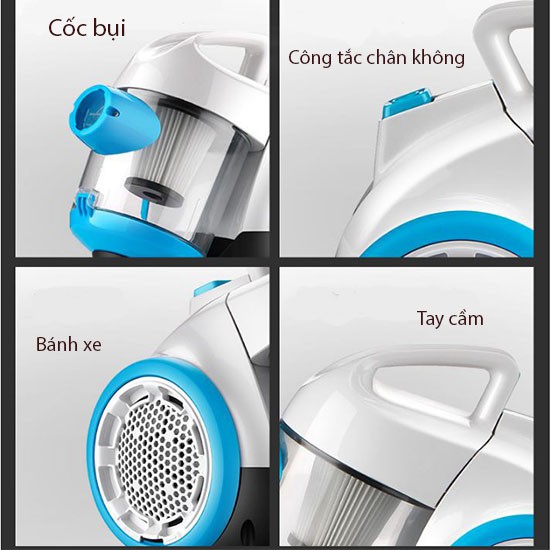 Máy Hút Bụi Gia Đình Công Suất Lớn KONKA phiên bản mới nhất ( KZ-X21 - 1000W ) | BigBuy360 - bigbuy360.vn