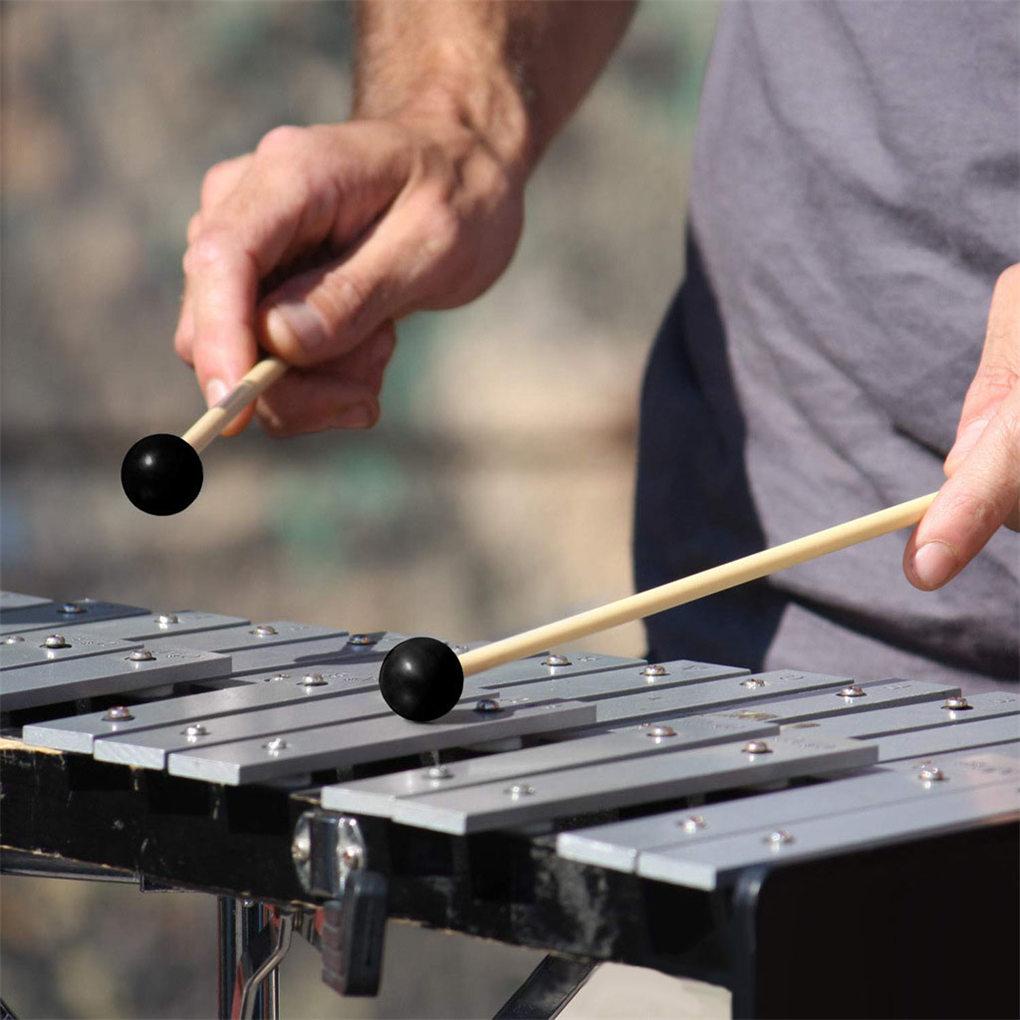 Dùi Glockenspiel Bằng Cao Su Với Tay Cầm Bằng Gỗ
