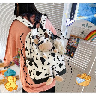 Balo Nữ Balo Bò Sữa Ulzzang Đi Học Thời Trang Đẹp Giá Rẻ Nhỏ Cá Tính