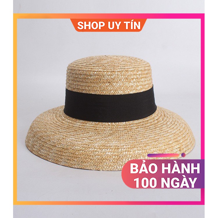 Mũ Đi Biển - Nón Cói Rộng Vành Vintage Cao Cấp Nữ Đẹp