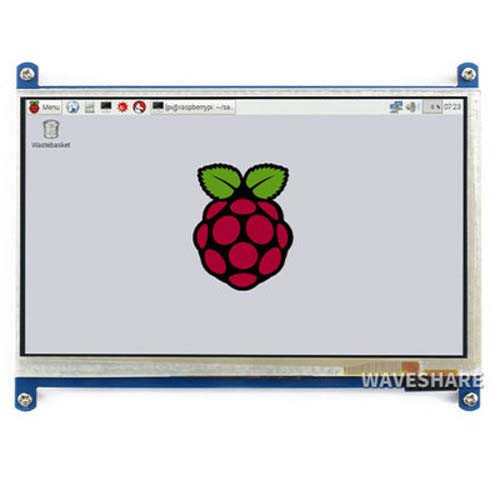 LCD Waveshare 7inch HDMI 800x480 TFT Cảm Ứng Điện Dung Cho Raspberry Pi