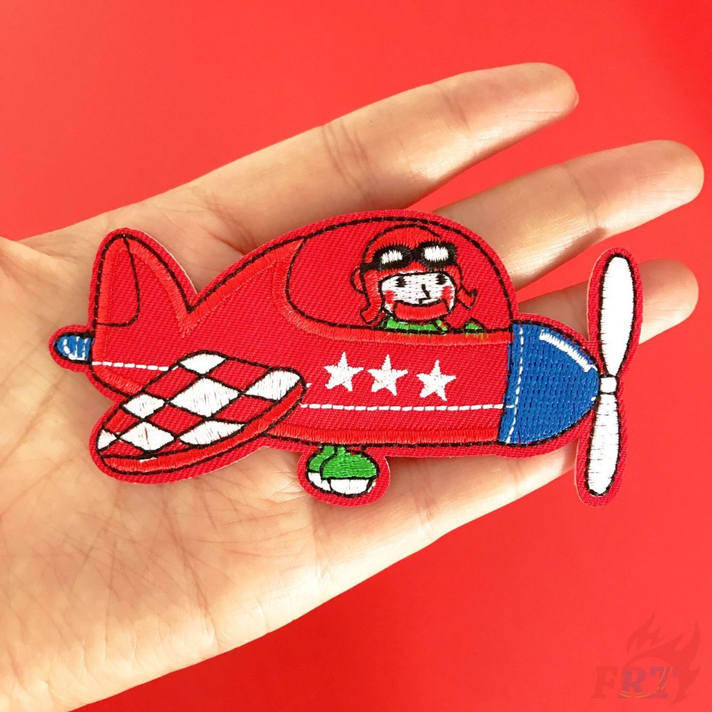 Sticker ủi thêu hình phương tiện giao thông độc đáo dễ thương