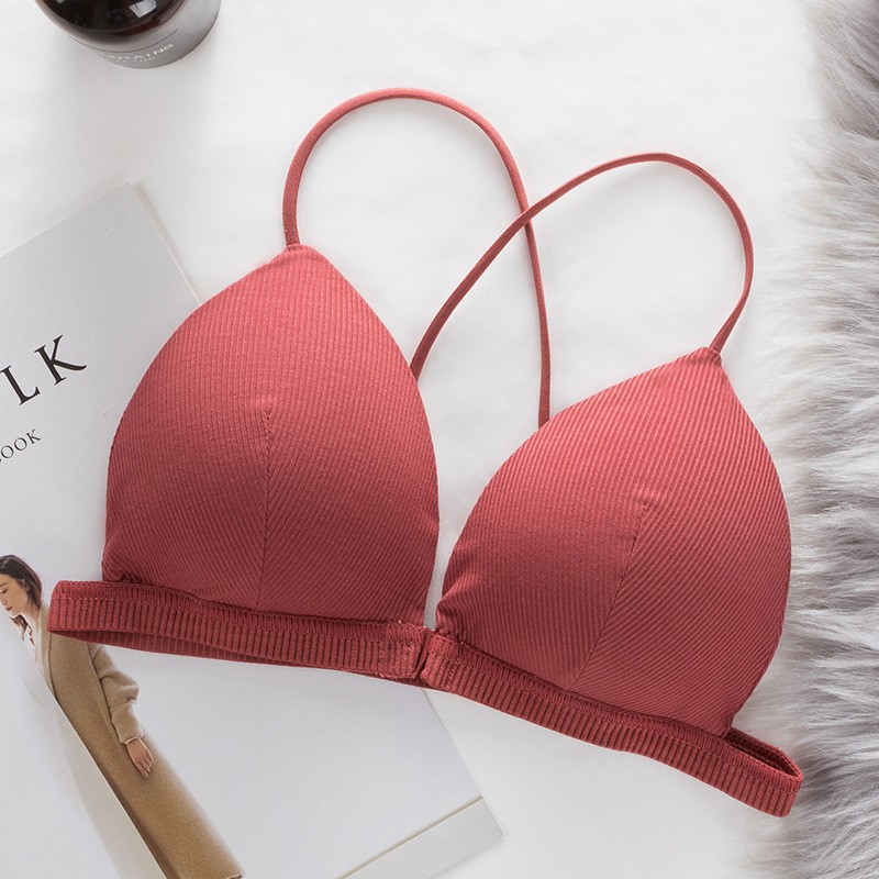 Áo bra nữ 2 dây đep cài trước, áo lót không gọng đệm mỏng mặc thoải mái VALICA 715 | BigBuy360 - bigbuy360.vn