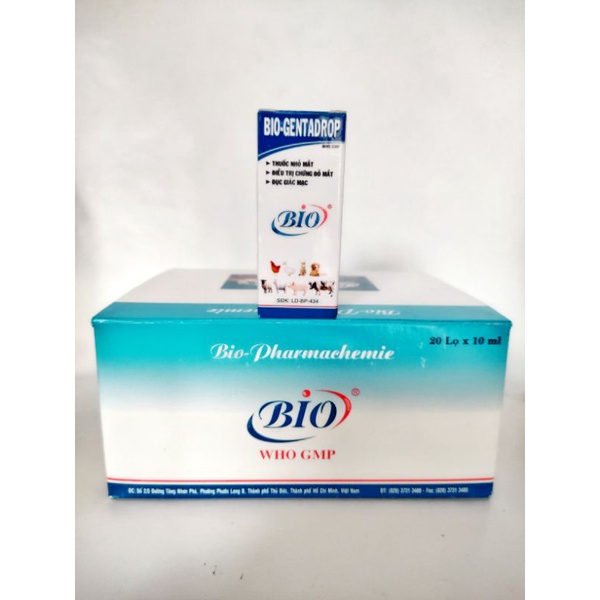 BIO Gentadrop nhỏ mắt cho gà lọ 10ml