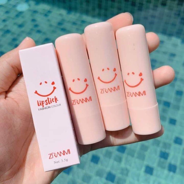 Son thỏi Zranmi mặt cười màu hồng đáng yêu | BigBuy360 - bigbuy360.vn