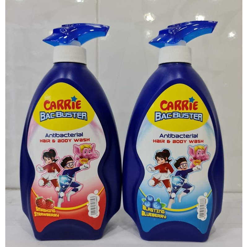 Sữa Tắm Gội Sạch Khuẩn Carrie Junior BacBuster Hương Strawberry 700G KÈM QUÀ TẶNG
