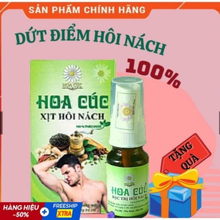 Xịt hôi nách hoa cúc chính hãng - khử mùi hôi nách - ngăn tiết mồ hôi - giảm thâm 10ml