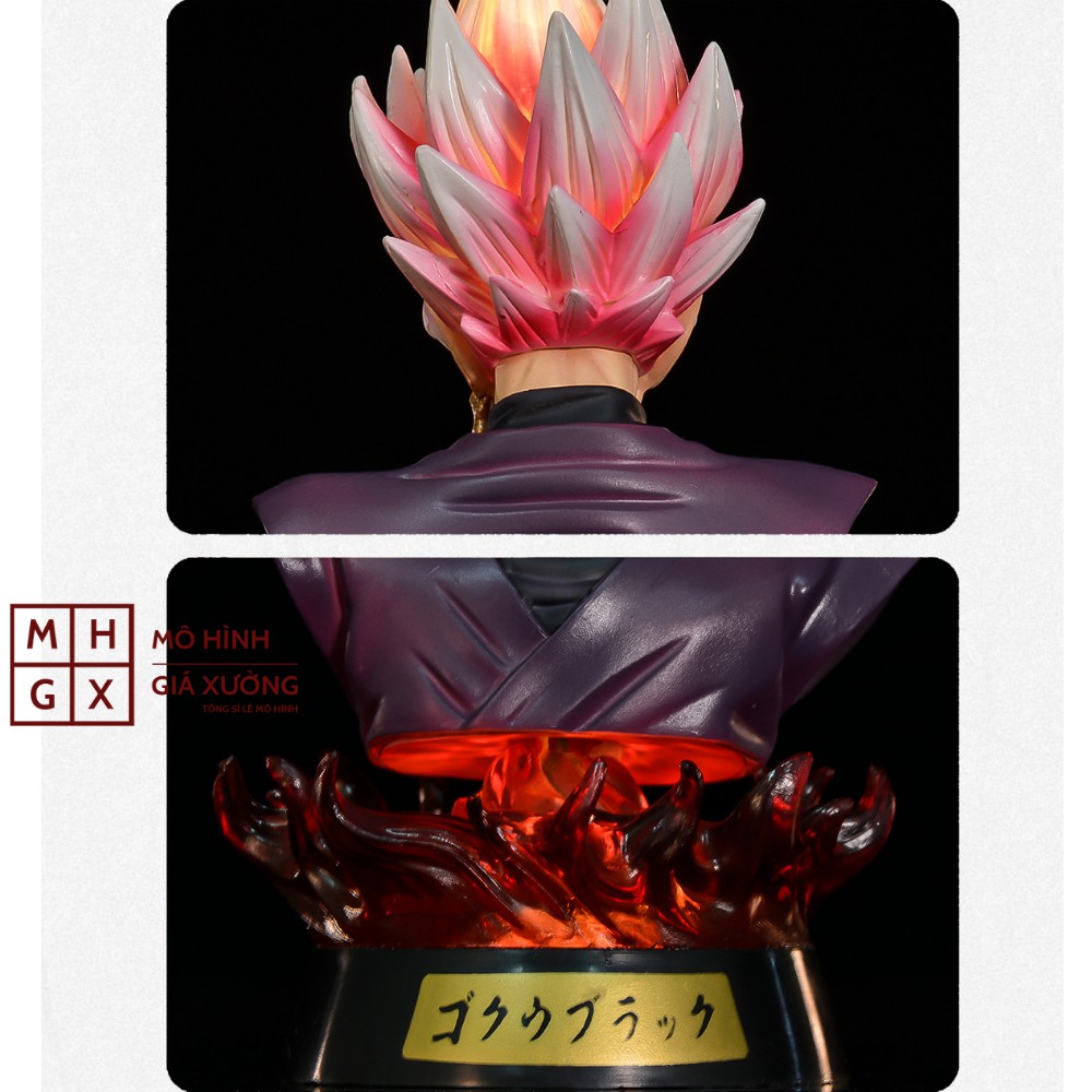 Hàng mới - Mô Hình Bán thân Son Goku cao 18 cm - Có Đèn Led - Siêu Hot