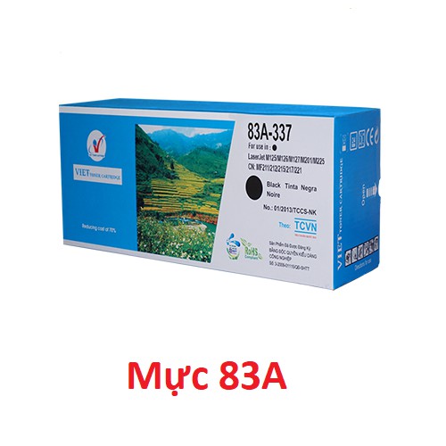 Hộp mực 83A mới (full box) dùng cho máy in HP M125, 125FW, 125A, M126 .....