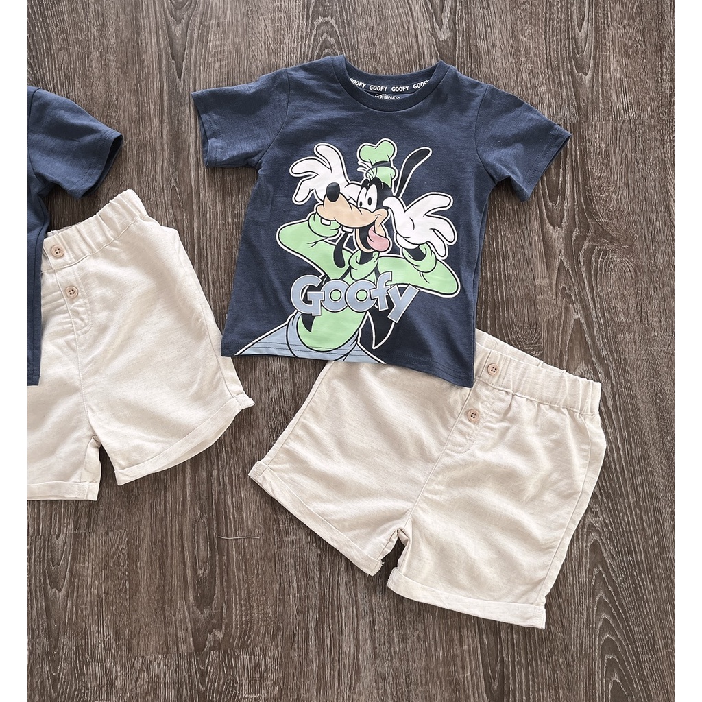 BỘ THUN BÉ TRAI, GÁI DISNEY PRIMAKR CỰC XINH -MÃ BBG06