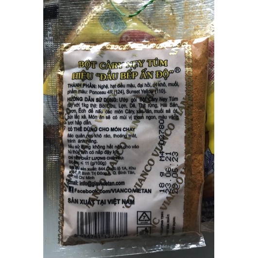 Bột Cary hiệu Việt Ấn gói 18gr