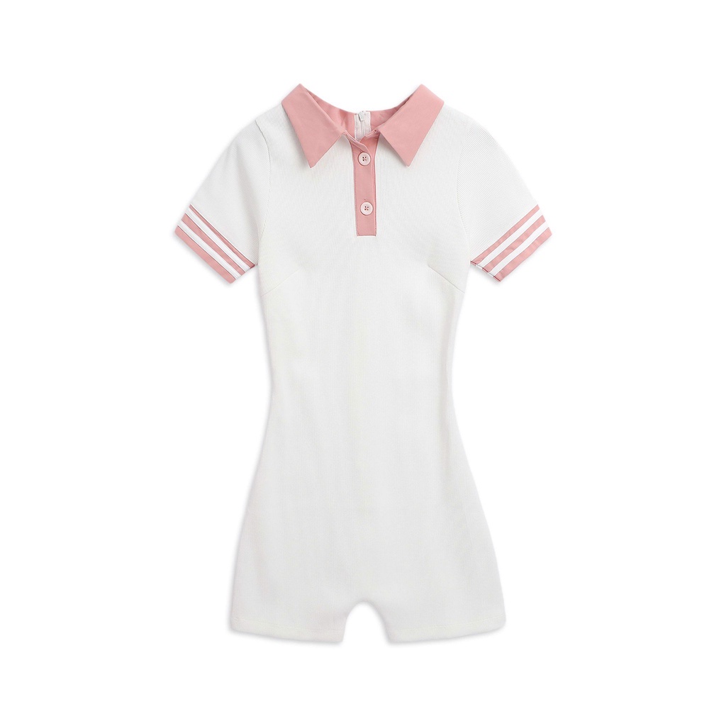 Jumpsuit Nữ Polo Phối Sọc, Chất Liệu Cotton Co Dãn Thoải Mái, Năng Động, WJS000005 SOMEHOW